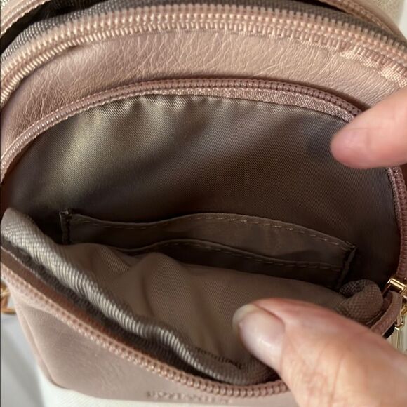 Bostanten Sm Sling Crossbody Blush Pink with adjustable Strap NWT - Picture 7 of 9